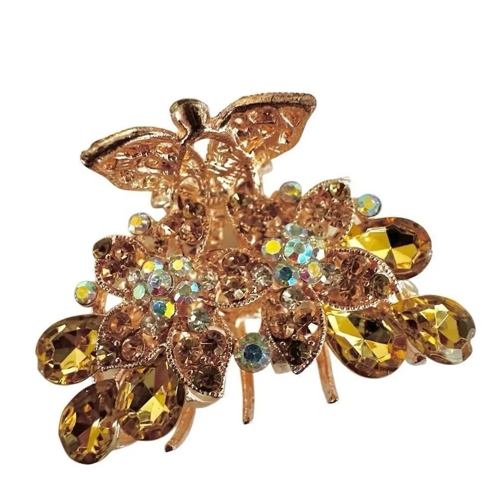 Rhinestone hair clip